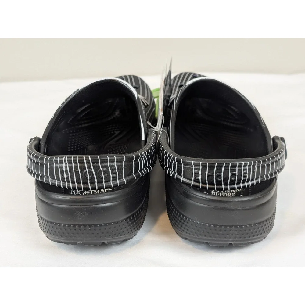 Crocs Nightmare Before Christmas Jack Skellington Clogs M10 W12 NWT